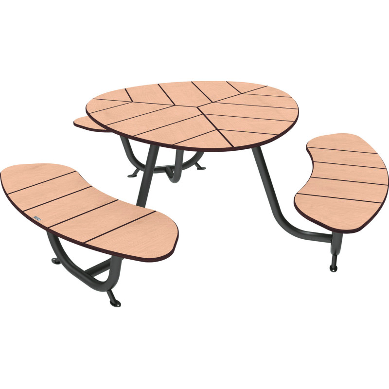 Table de pique-nique compact ELY direct urbain